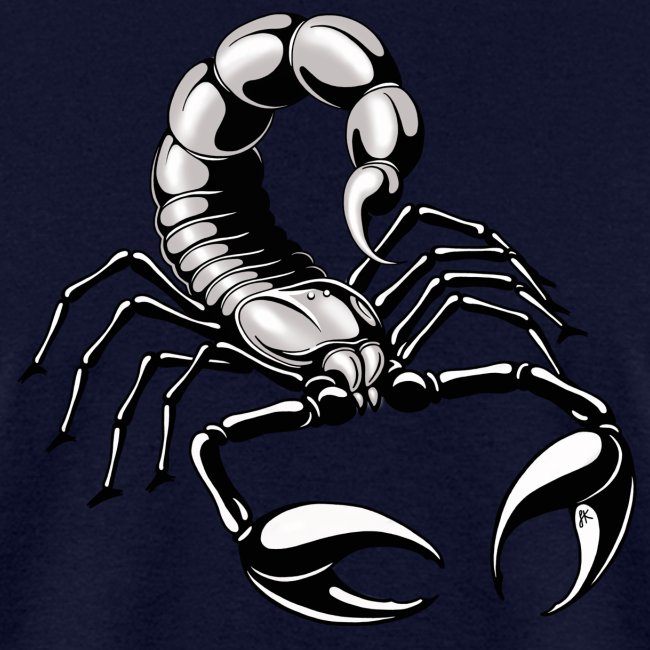 scorpion - silver - grey