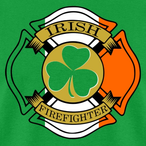 Irish Firefighter Maltese Cross - Men's T-Shirt
