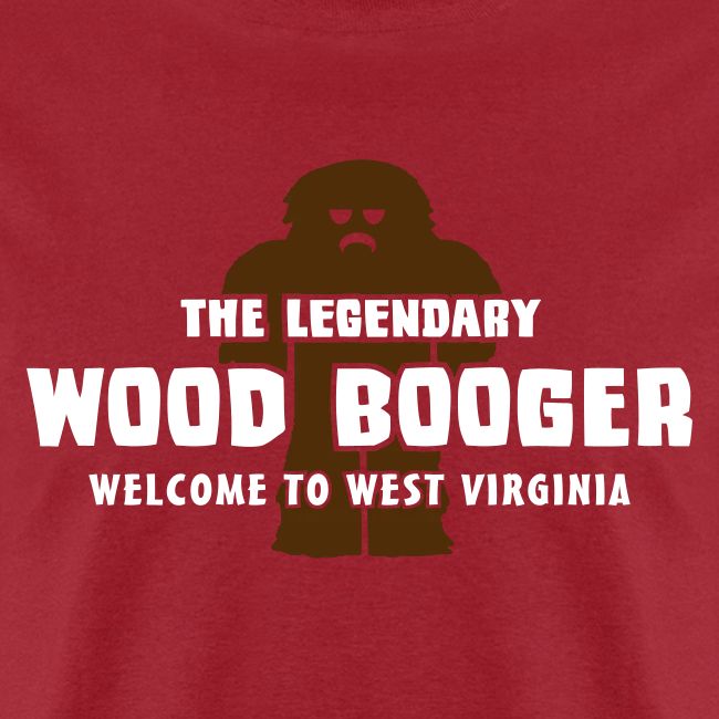 The Legendary Wood Booger Bigfoot Mens T Shirt - 