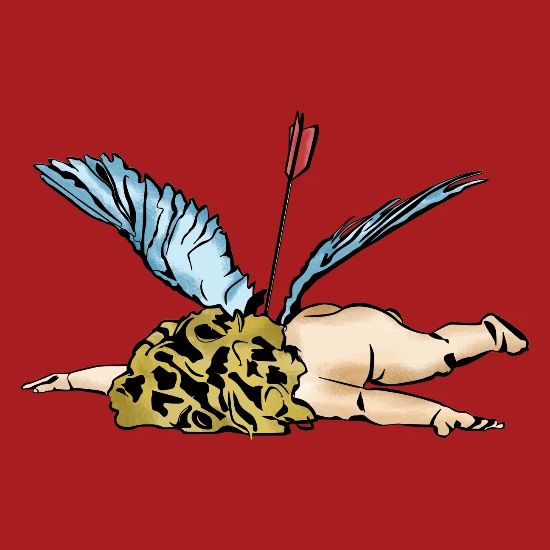 dead cupid drawing