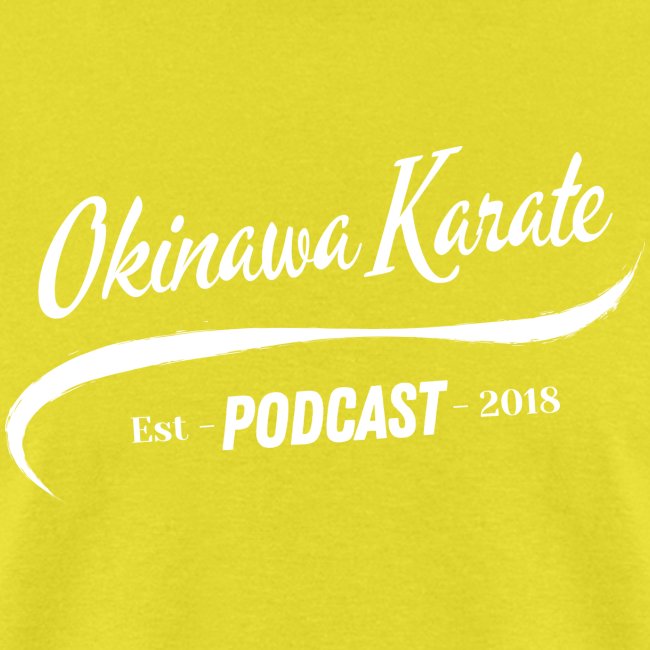 Okinawa Karate Podcast White Print