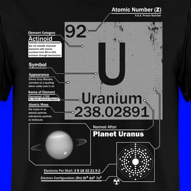 Uranium T Shirt Men S T Shirt