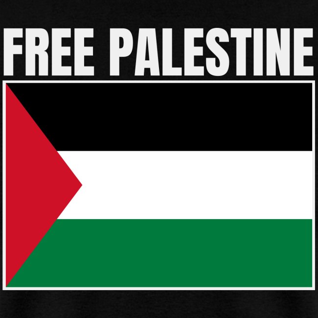 FREE PALESTINE, Palestinian Flag