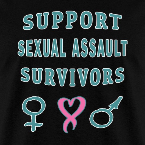Support Sexual Assault Survivors Awareness Month. - Men's T-Shirt