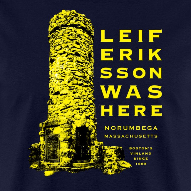 Leif Eriksson Was Here Double-Sided T-Shirt