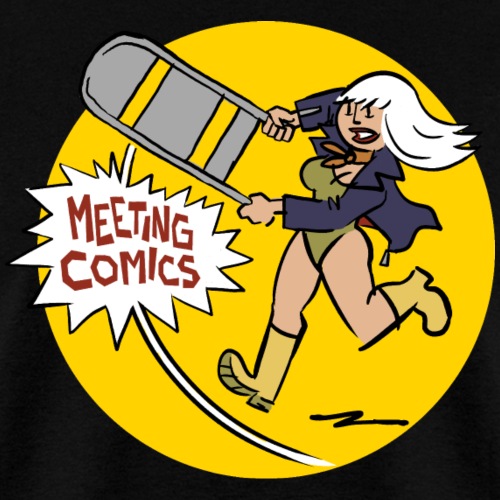 MEETING COMICS: ELLIE WRESTLING SHIRT - Men's T-Shirt