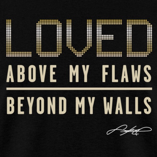 LOVED! (Nonmetallic Gold) - Men's T-Shirt