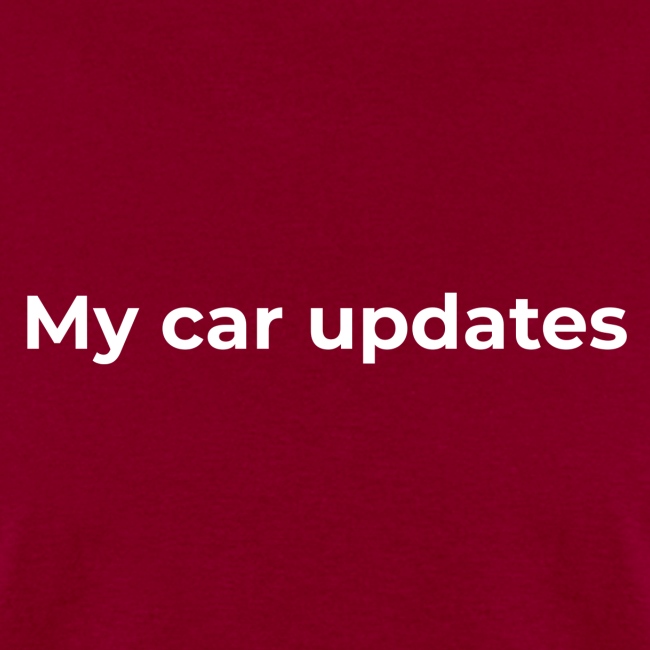 My car updates