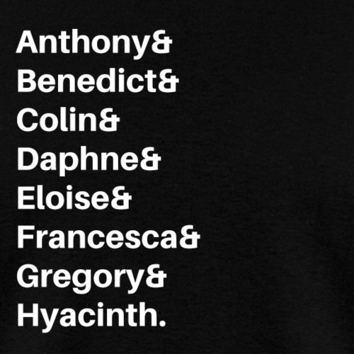 Bridgerton Names - Men's T-Shirt