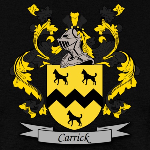 Carrick Family Crest - Men's T-Shirt