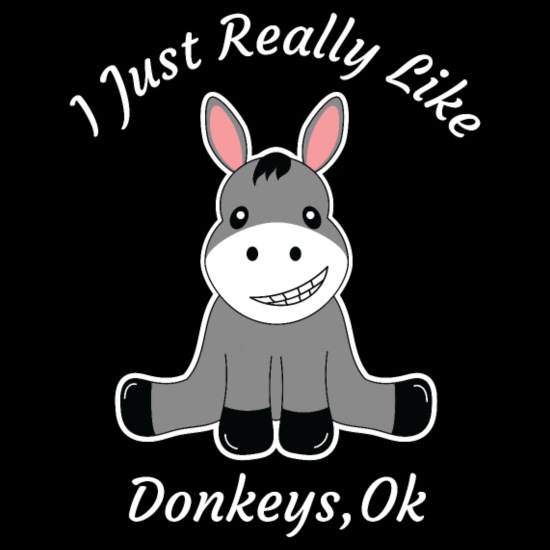 Funny Really Like Donkey Drawing Quotes Gifts' Men's T-Shirt | Spreadshirt