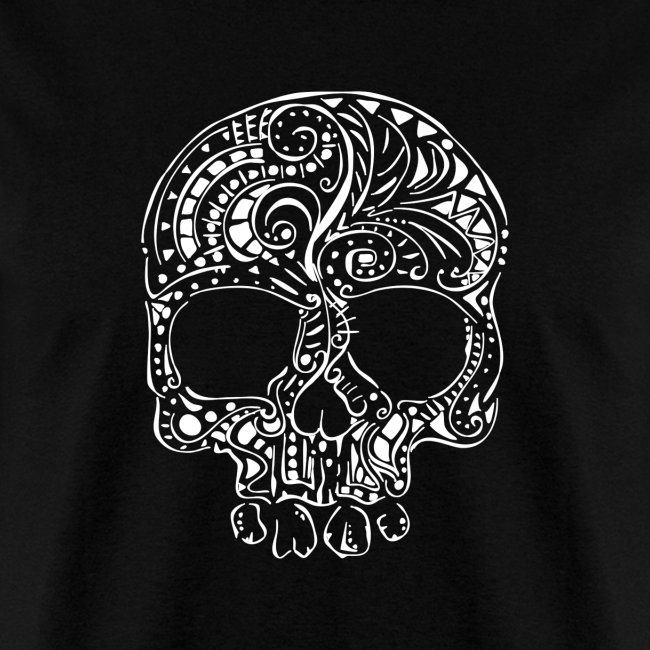 Tribal tattoo gothic skull Short Sleeve One Piece
