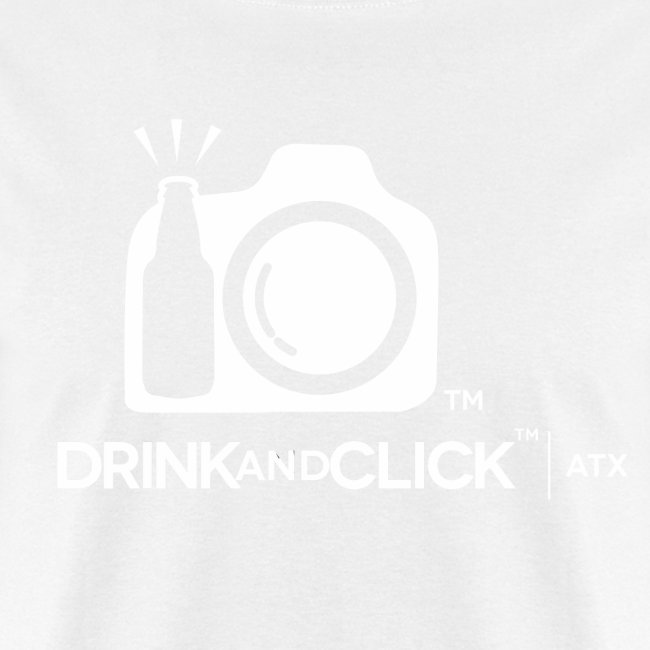 Drink and Click WHITE TEXT WITH CAMERA TOP png