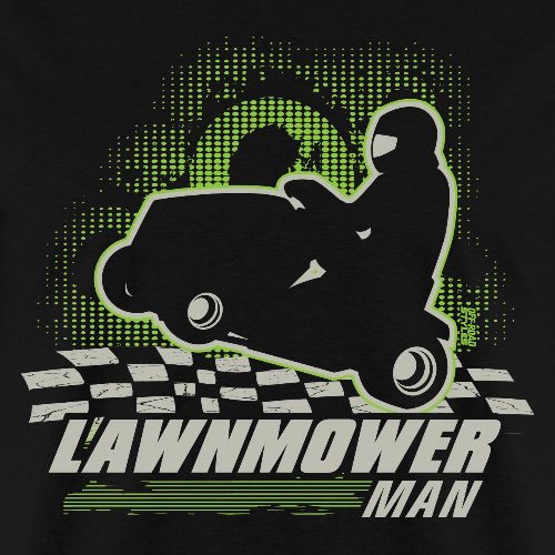 Lawnmower Racing Man - Men's T-Shirt