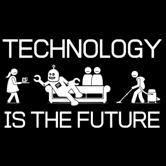 Technology is the future information' Men's T-Shirt | Spreadshirt