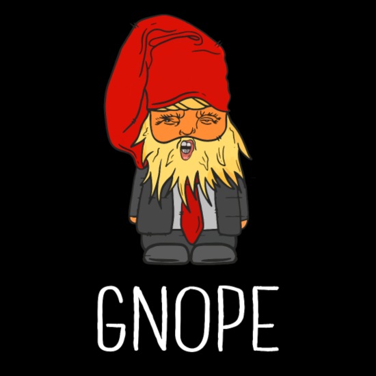 Gnope Gnomes Anti Trump Nope Funny Christmas' Men's T-Shirt | Spreadshirt