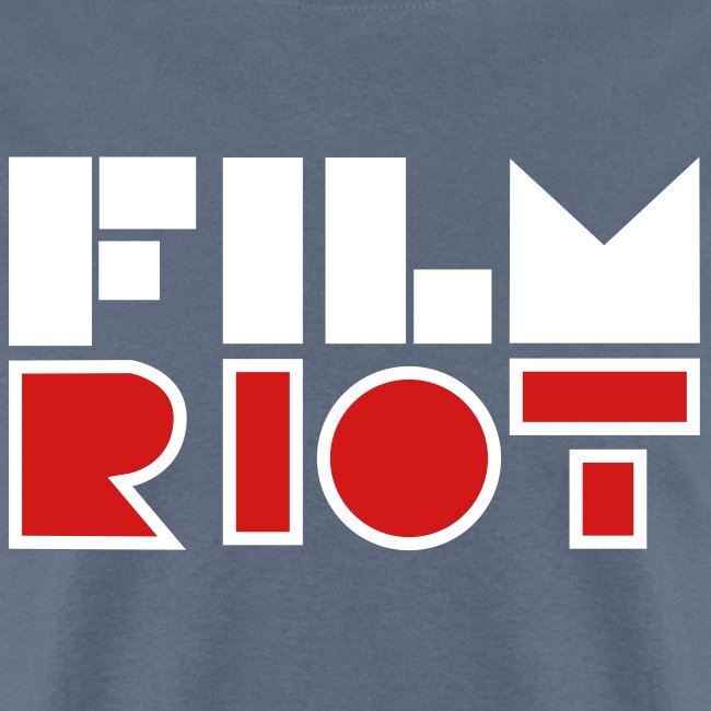 vertical FilmRiot logo space solid