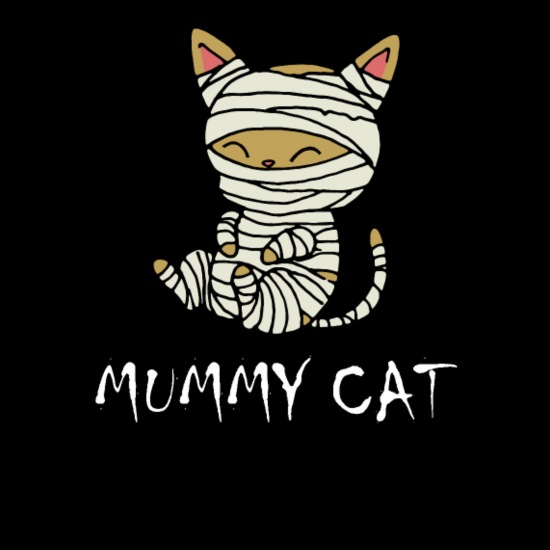 Mummy Cat Funny Halloween Costume Gift' Men's T-Shirt | Spreadshirt