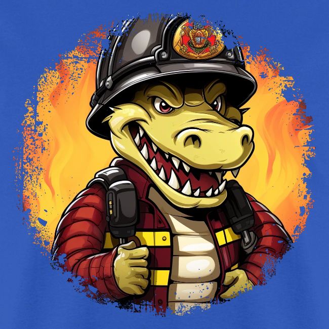 Fireman crocodile