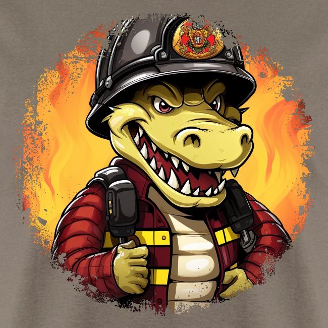 Fireman crocodile