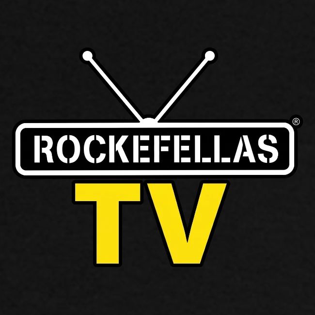 Rockefellas TV Outlined Logo Tee