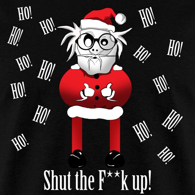 Funny Rude Santa Ugly Christmas Sweater-Funny Xmas