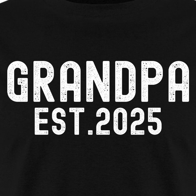 Grandpa Est 2025 distressed font