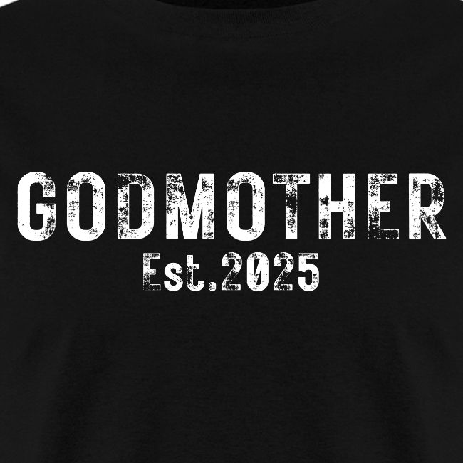 Godmother Est 2025 (heavily distressed font)