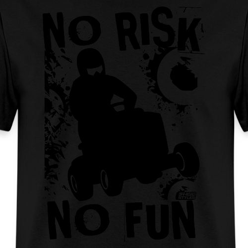 Lawnmower Racer No Risk - Men's T-Shirt