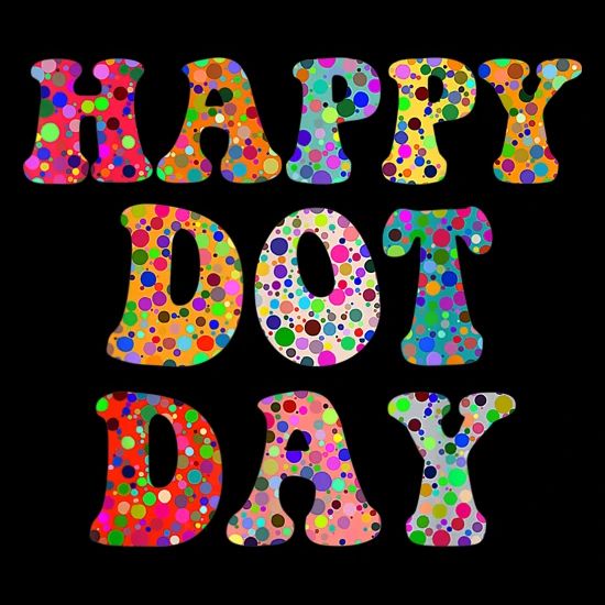 Happy Dot Day T-Shirt For Women - Colorful Pastel Polka Dot Tee, International Dot Day Shirt - View #3