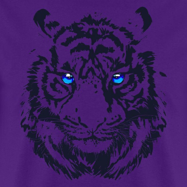 Tiger Head - Tiger Artwork - Wildlife Big Cats