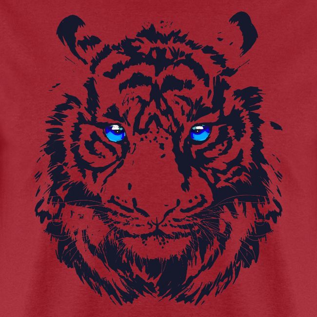 Tiger Head - Tiger Artwork - Wildlife Big Cats
