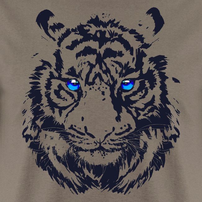 Tiger Head - Tiger Artwork - Wildlife Big Cats