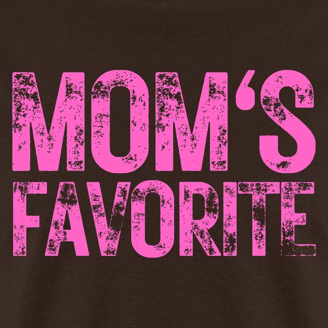 MOM's Favorite heavily distressed pink version