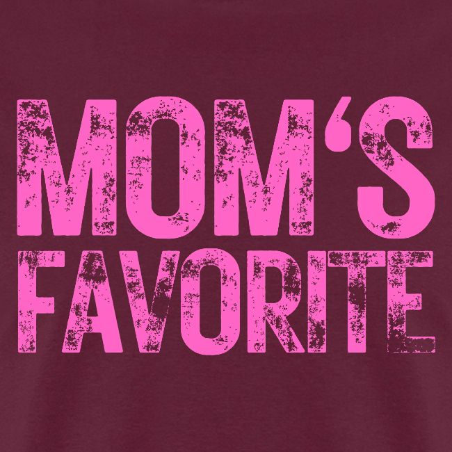 MOM's Favorite heavily distressed pink version