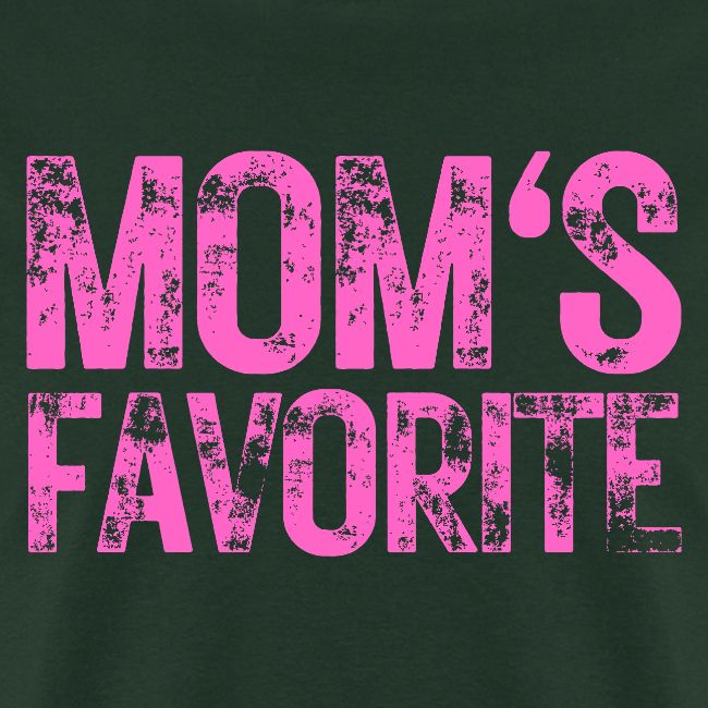 MOM's Favorite heavily distressed pink version