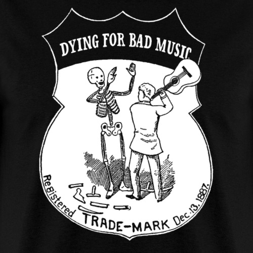 Dying For Bad Music Logo - Men's T-Shirt