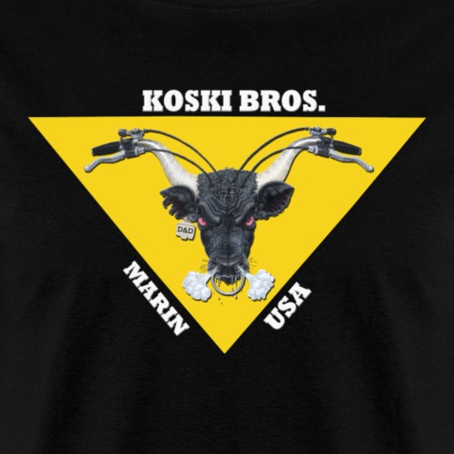 Koski Brothers Bull Logo2 - Men's T-Shirt