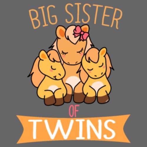 Big Sister of Twins Horse Twin MVSa1 - Men's T-Shirt