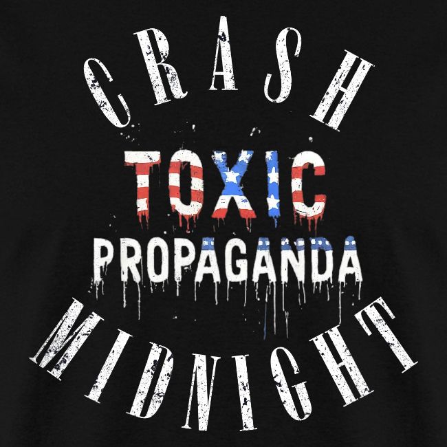 CRASH MIDNIGHT TOXIC PROPAGANDA PAINT TEE