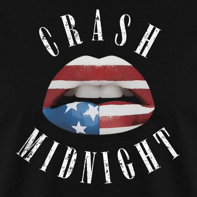 CRASH MIDNIGHT TOXIC LIPS T SHIRT