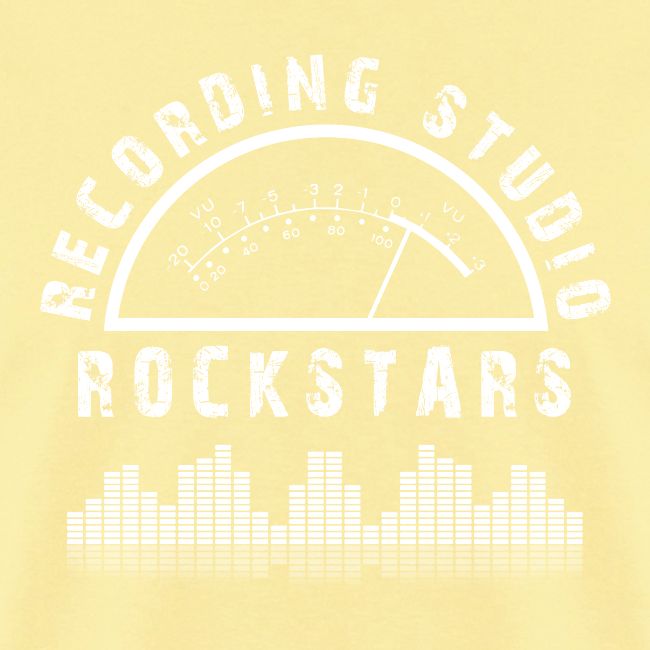 Recording Studio Rockstars - White Logo