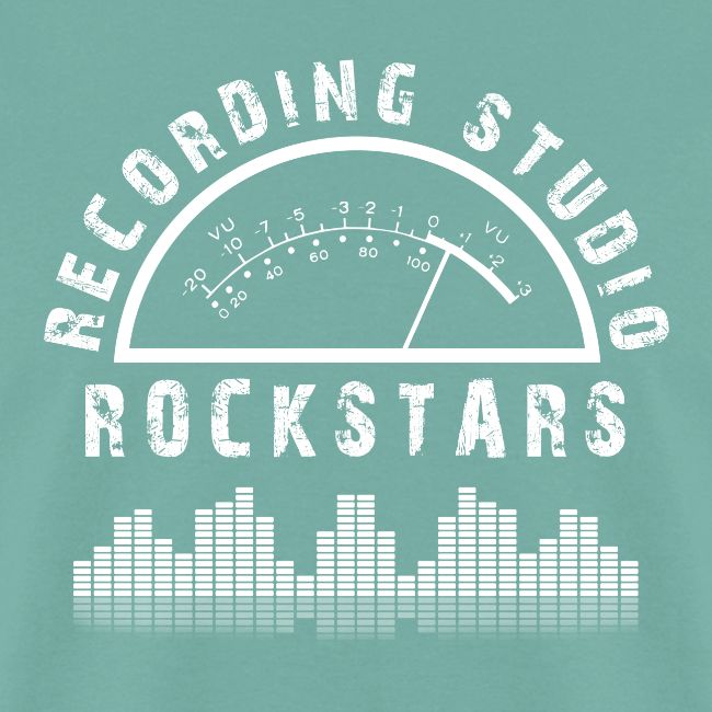 Recording Studio Rockstars - White Logo