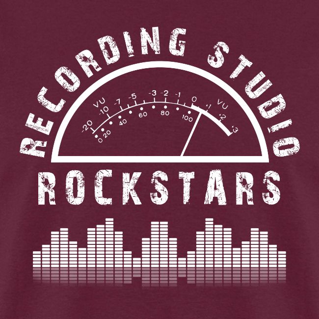 Recording Studio Rockstars - White Logo