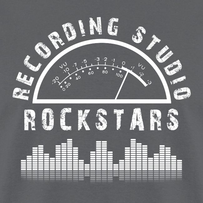 Recording Studio Rockstars - White Logo