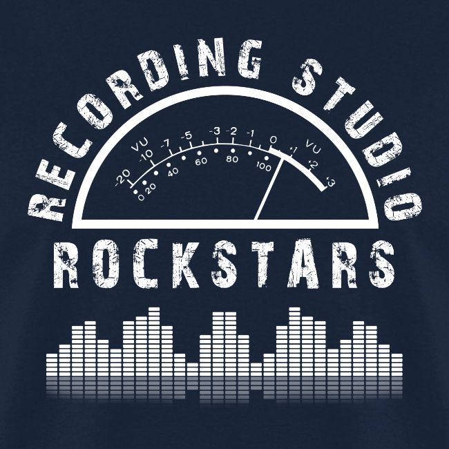 Recording Studio Rockstars - White Logo