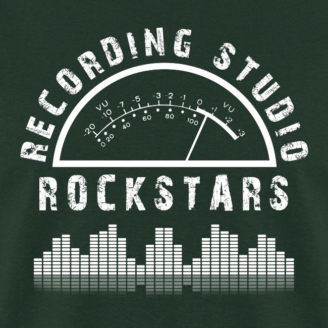 Recording Studio Rockstars - White Logo
