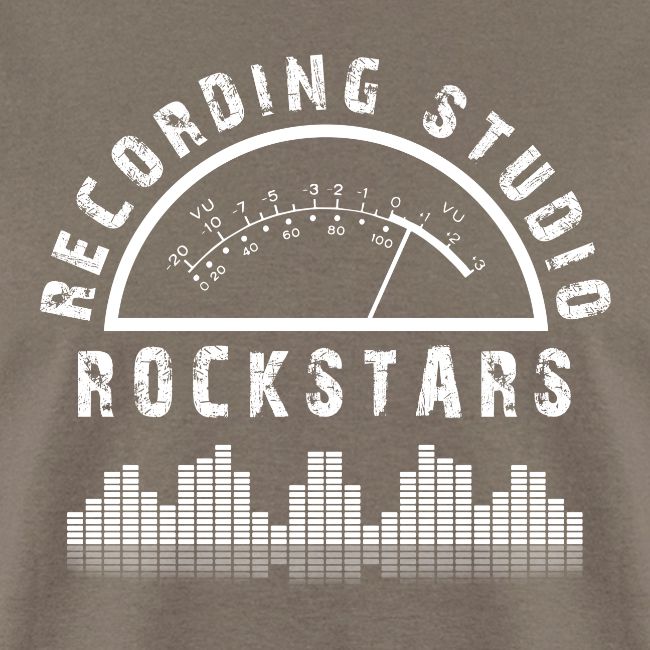 Recording Studio Rockstars - White Logo