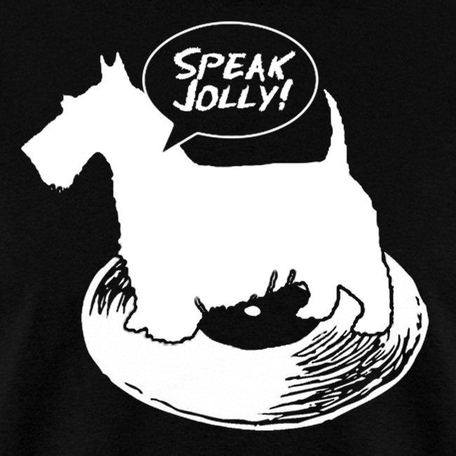 Speak Jolly logo (shirt)
