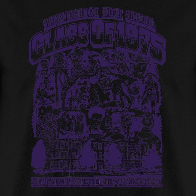 WHS Class of '75 50th Reunion T-shirt by Tom Arvis